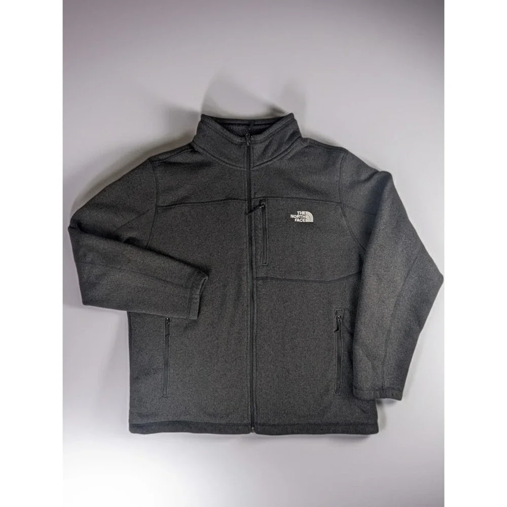 The North Face Gordon Lyons Full Zip Fleece Jacket Men's XL Heavy Sweater